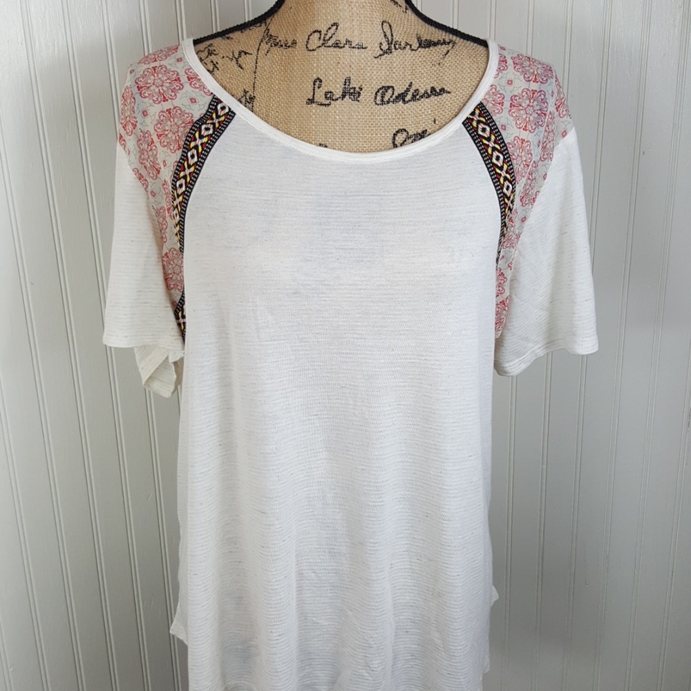TRU SELF Boho Top NWT